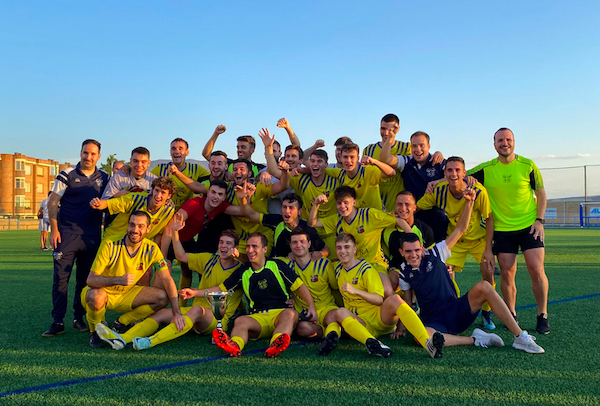 El Club Deportivo Amig&oacute; gan&oacute; la Supercopa navarra al inicio de temporada. (@CDAmigo)