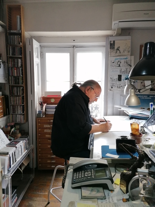 El dibujante madrileño Carlos Giménez.