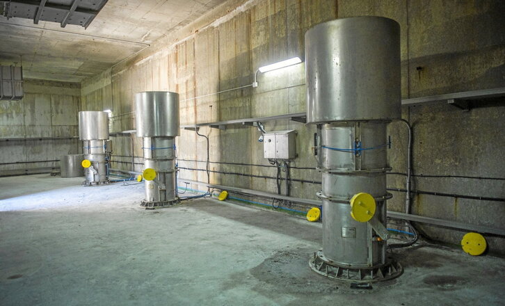 Imagen de la central mareomotriz de Mutriku.