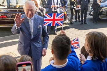 Karlos III.a Britania Handiko erregea, Londresen astearte honetan.