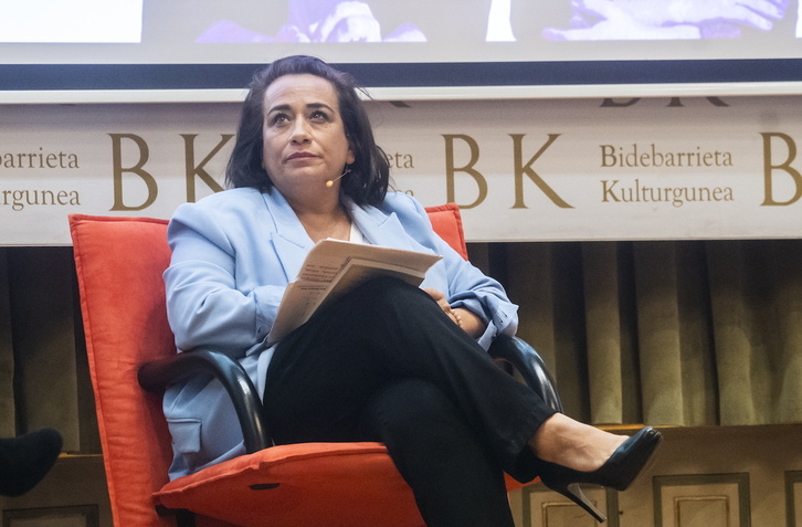 Rafaela Romero, este jueves en Bilbo.