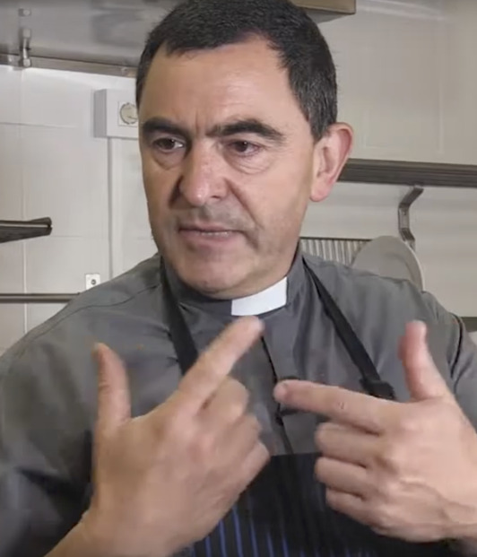 Mikel Garciandia, durante su participación en un programa de Hamaika Telebista.