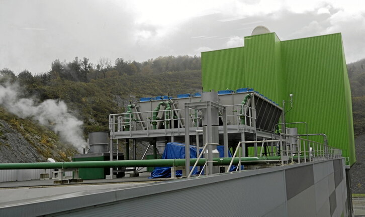 Imagen de la Incineradora de Zubieta, que recibió una aprobación poco explicable del Gobierno de Lakua .