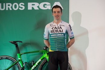 Aritz Bagües ha dejado huella en sus tres temporadas en el Caja Rural-RGA: