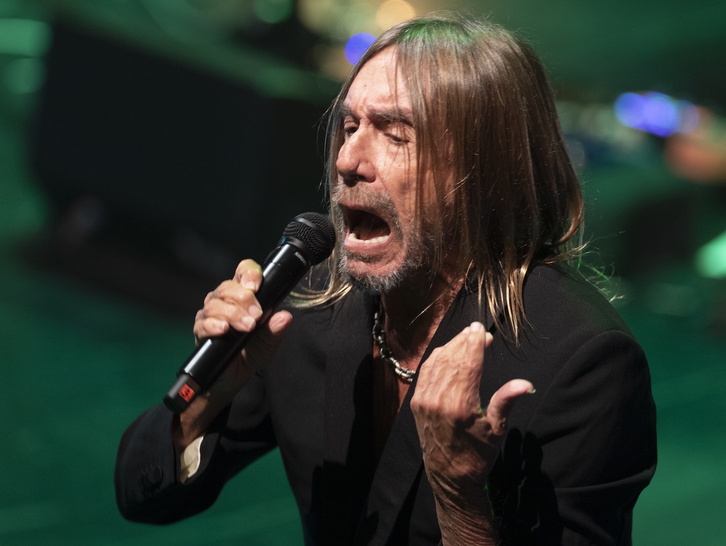Iggy Pop, durante su concierto en la pasada edición de Jazzaldia. 