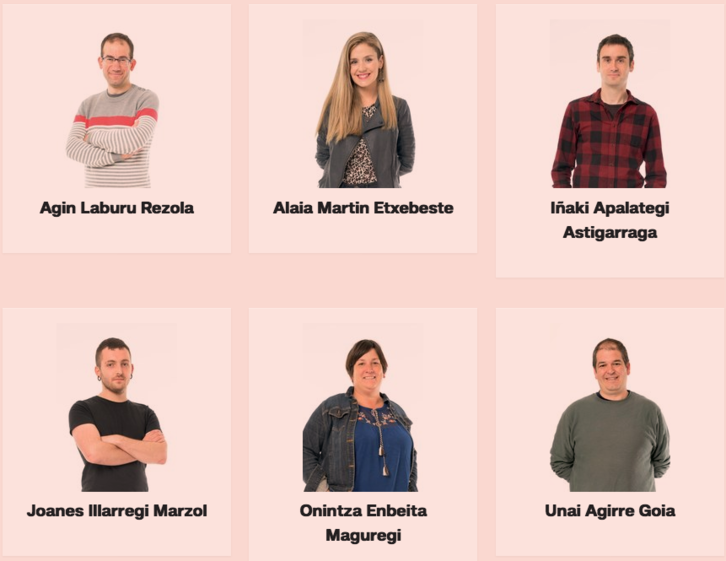 Elizondon arituko diren bertsolariak.