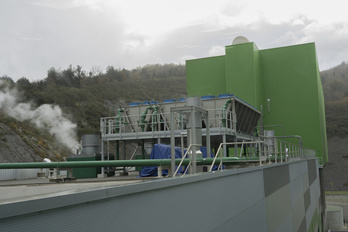 Imagen de las instalaciones de la incineradora de Zubieta.