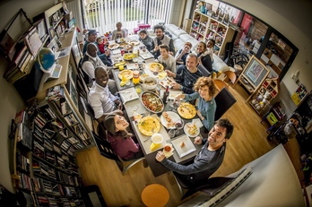 Bizilagunak programako bazkaria, Gasteizen.