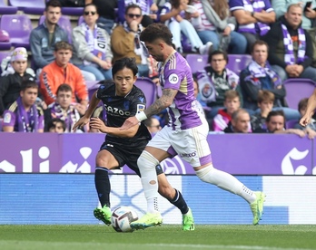 Figueroa Vázquez ha anulado un gran gol de Kubo a instancias del VAR.