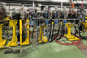 Un acelerador de partículas en el laboratorio científico europeo CERN cerca de Ginebra.