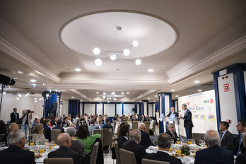 El lehendakari, Iñigo Urkullu, interviene en el Forum Europa.