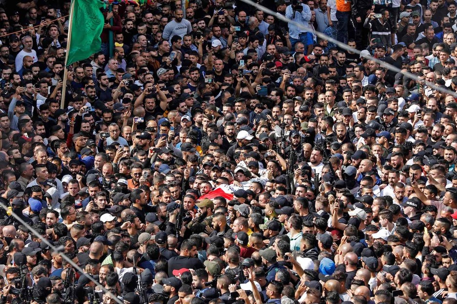 Han despedido a cinco palestinos muertos a manos de soldados israelíes.