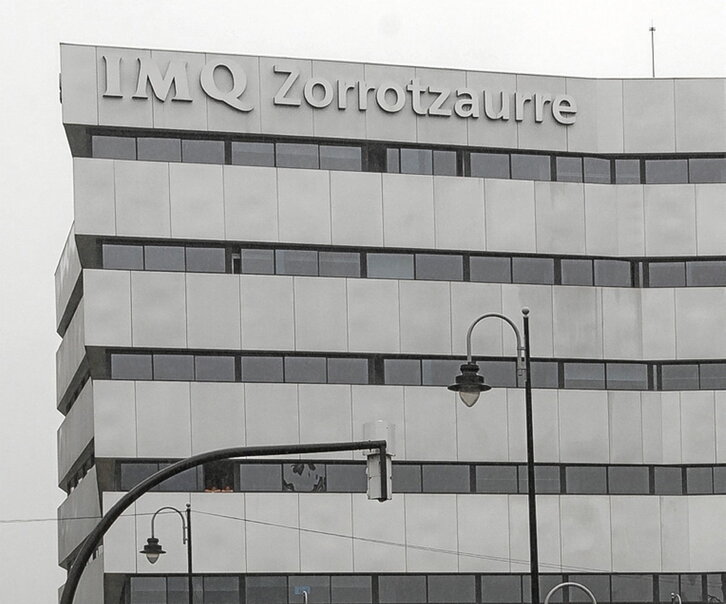 Clínica IMQ Zorrotzaurre, en Bilbo.