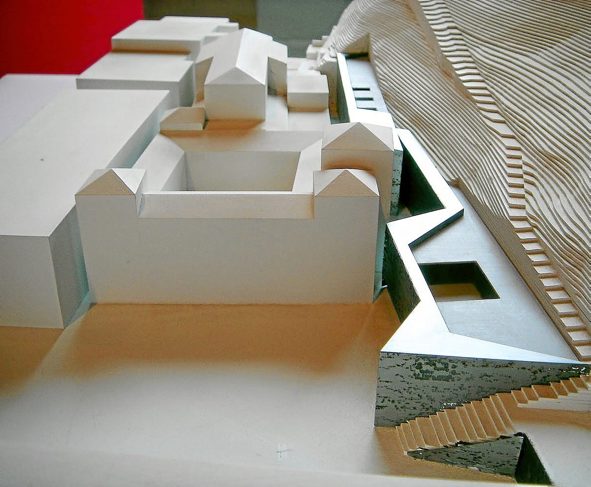 Maqueta de la última gran remodelación, a comienzos de esta década. Fotografía: Archivo del Museo de San Telmo