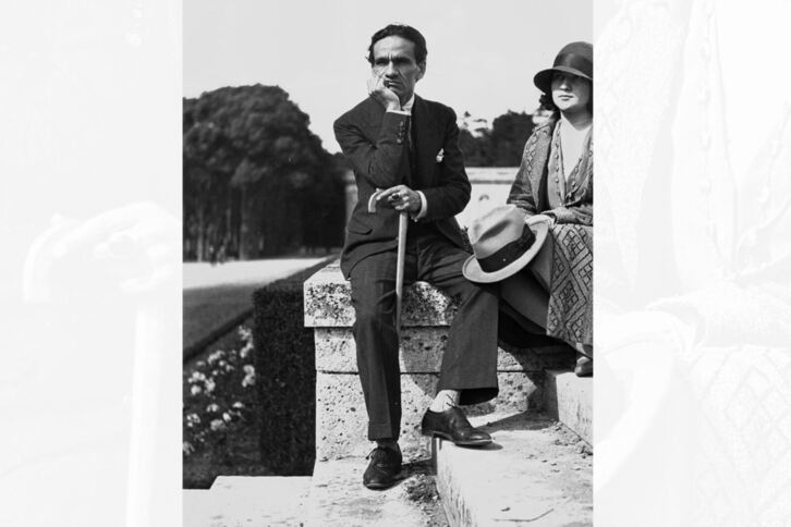 El escritor y poeta peruano César Vallejo. 