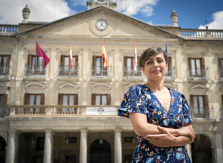 Rocío Vitero, candidata de EH Bildu a la alcaldía de Gasteiz, ve a PNV y PSE dejándose llevar por la inercia.