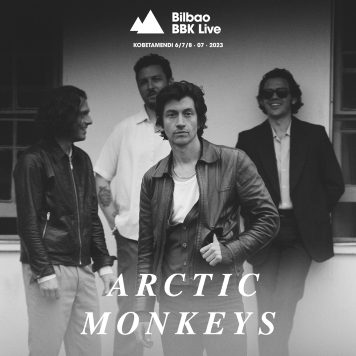 Los británicos Artic Monkeys estarán en Kobetamendi en julio de 2023.