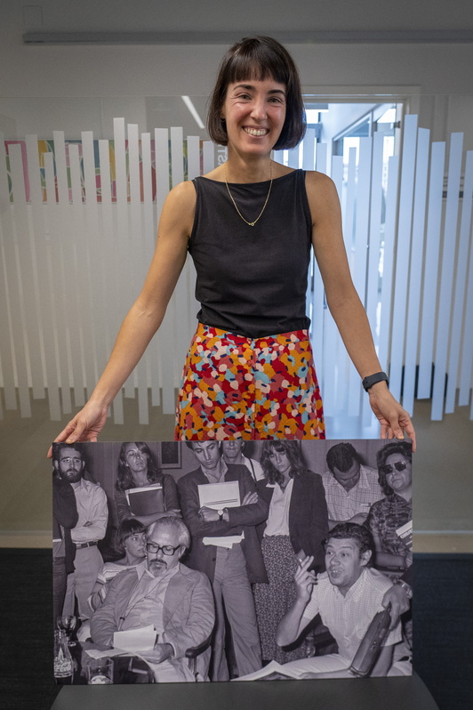 Maialen Beloki, Antxon Ezeizaren argazki inedito batekin.