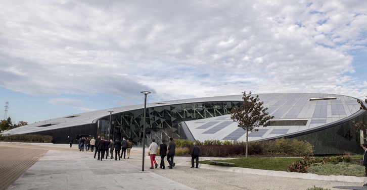 Visita guiada en 2021 a las instalaciones que el Grupo Orona tiene en Hernani.