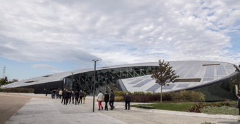 Visita guiada en 2021 a las instalaciones que el Grupo Orona tiene en Hernani.