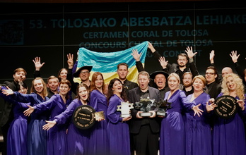 El coro Sophia Chamber Choir ha sido el gran vencedor en el certamen de Tolosa.