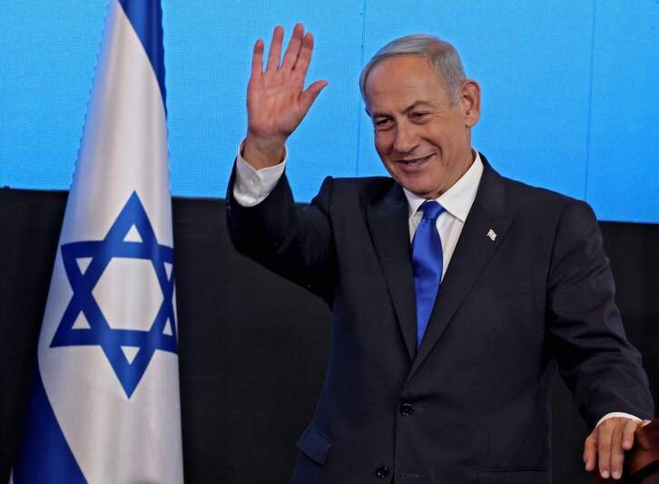 Netanyahu, satisfecho pero cauto tras el cierre de las urnas.