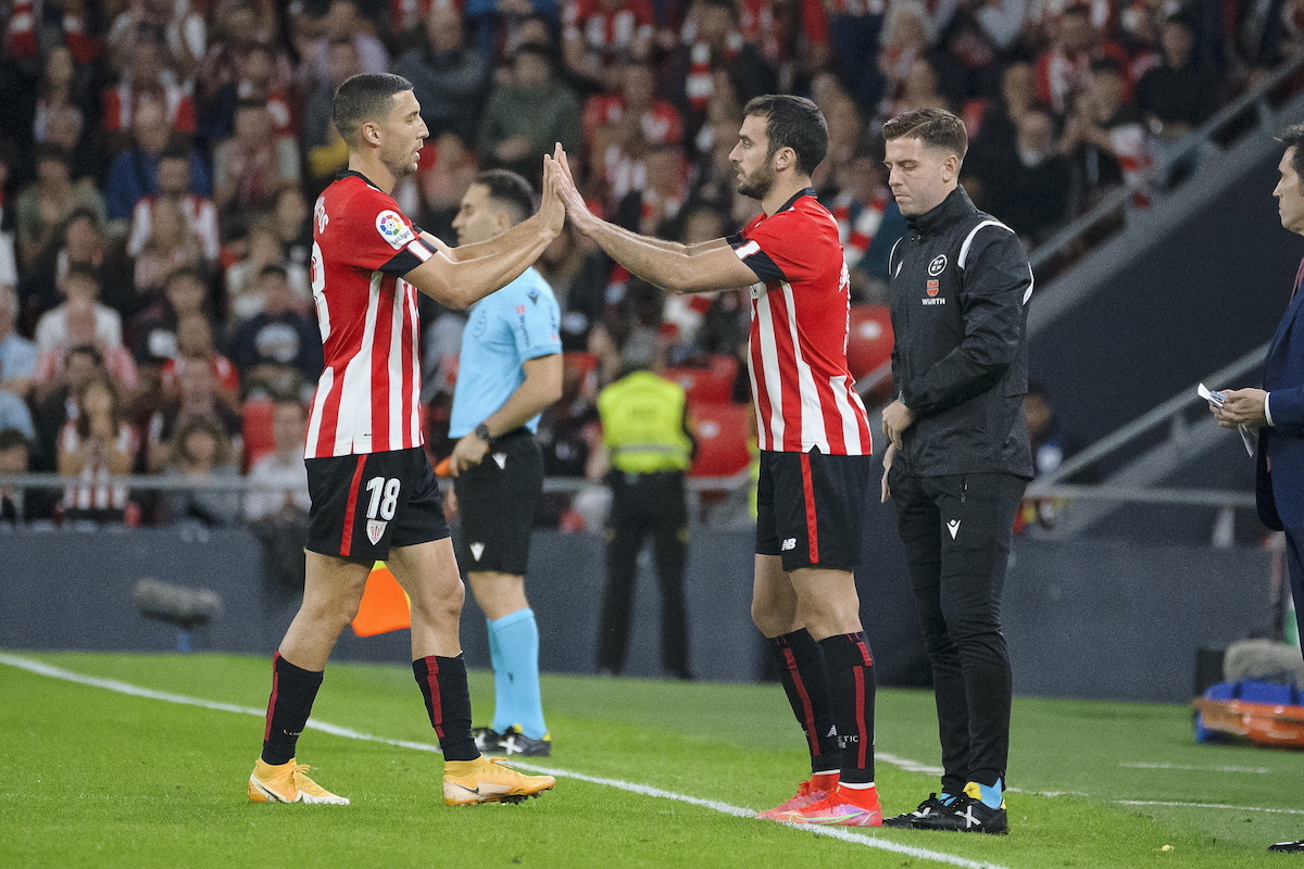 Lekuek De Marcos ordezkatu zuen Vila-realen kontrako partidan. (Aritz LOIOLA / FOKU) Lekuek De Marcos ordezkatu zuen Vila-realen kontrako partidan. (Aritz LOIOLA / FOKU)