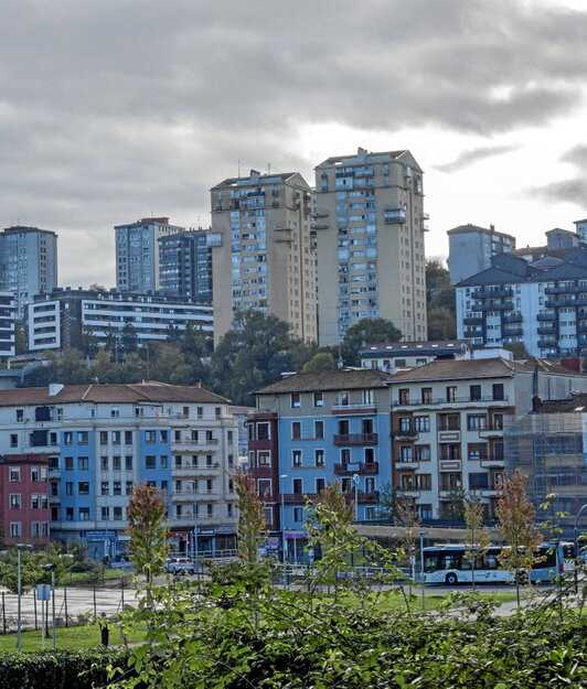 Barrio de Altza, en Donostia.