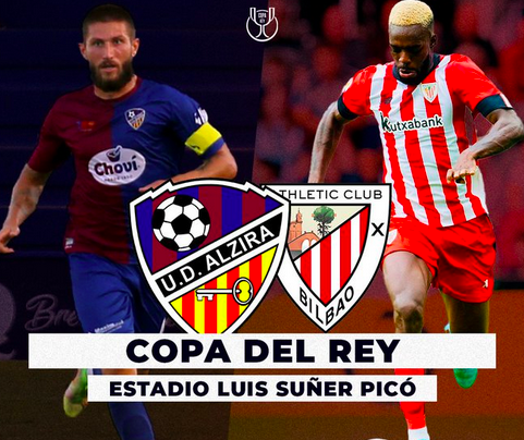 Cartel para anunciar la eliminatoria de Copa. (@UDAlzira) Cartel para anunciar la eliminatoria de Copa. (@UDAlzira)