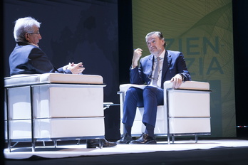 Pedro Miguel Etxenike y Miguel Zugaza han debatido sobre las diferencias y los puntos en común de la ciencia y el arte.