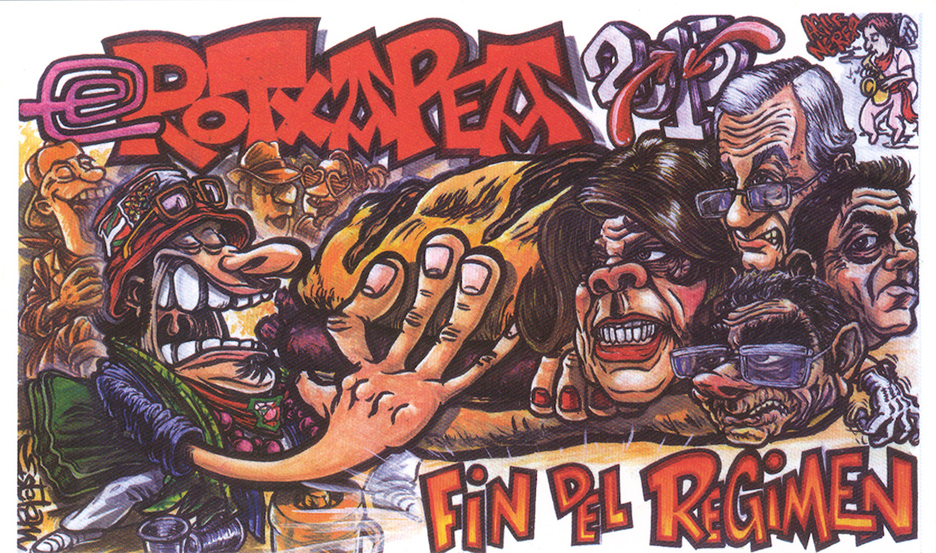 Rotxapea celebró de esta manera el final del Régimen en 2015. Rotxapea celebró de esta manera el final del Régimen en 2015.