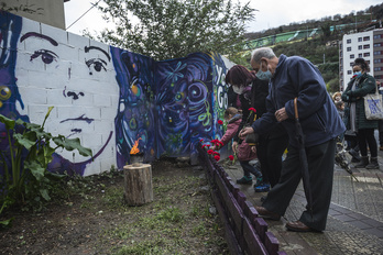 Acto en recuerdo de Yolanda González, el año pasado en Deustuibarra. 