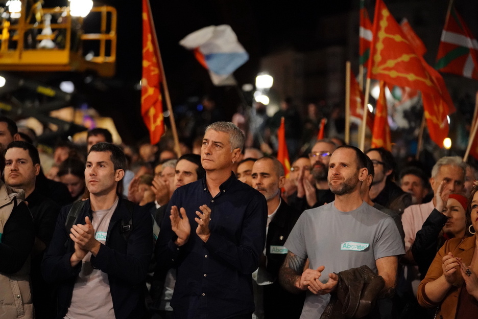 Koalizio subiranistako ordezkaritza zabal batek parte hartu du manfiestazioan.
