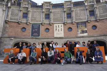 Las participantes en el encuentro convocado por Zinebi.