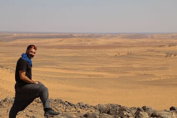 Koldo Alonso Mauritaniako basamortuan