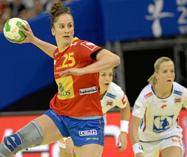 Nerea Pena, con la selección española.