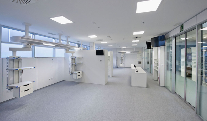 Imagen de archivo de la UCI pediátrica.