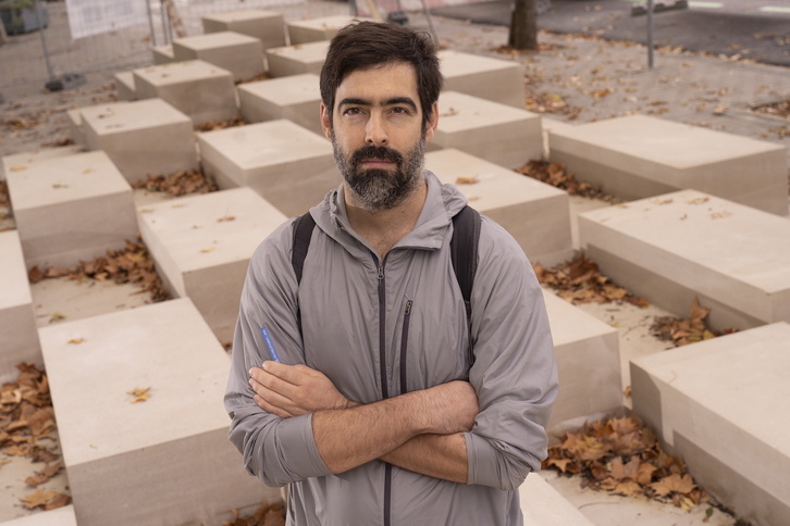 Alberto Odériz, en el memorial que se inaugura el sábado.