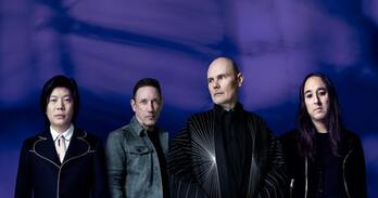 La veterana formación de Chicago The Smashing Pumpkins.