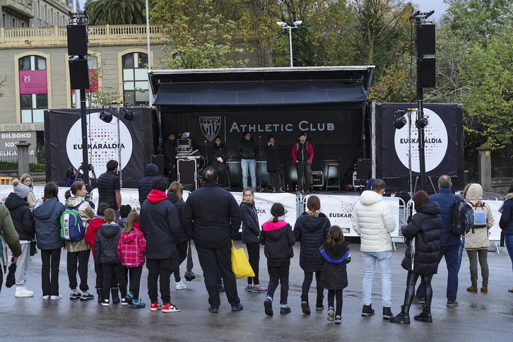 Euskaraldiarekin harira antolatutako ekimen bat
