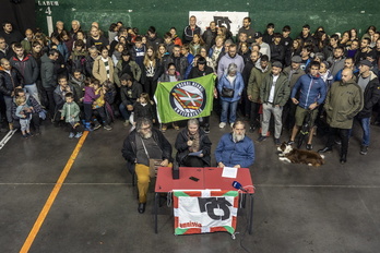 Berangoko auzipetuen aldeko agerraldia Berangon.