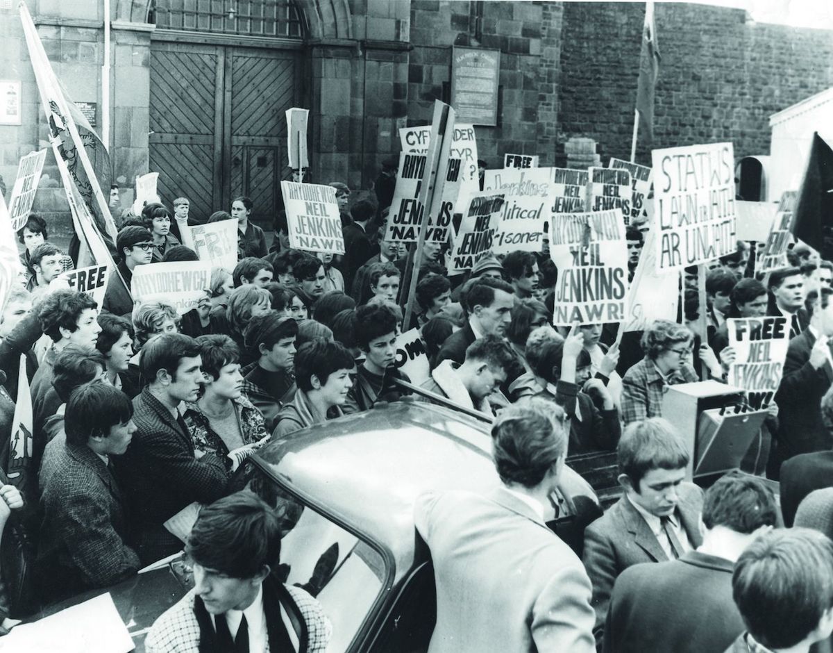 Imagen de las protestas. (FA WALES)