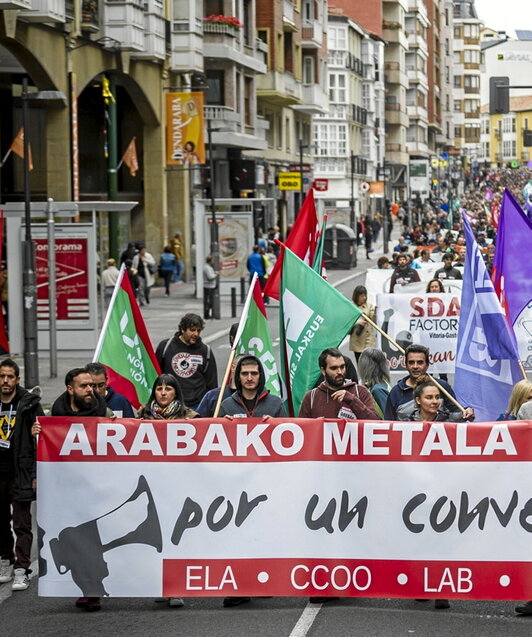 Ekainean Gasteizen egindako manifestazioa.