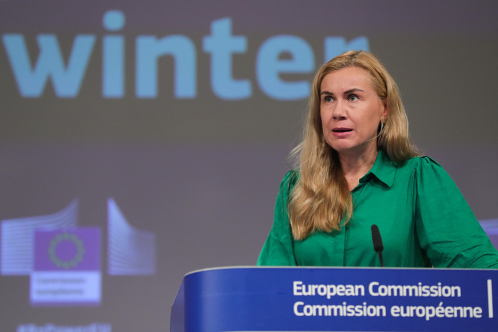 Kadri Simson, comisaria europea de Energía. 