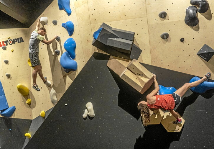 Berangon eraiki duten rokodromoak 1.800 metro karratu ditu eta 150 ariketa gune daude, hauek guztiak bost astean behin ezberdinak izango dira.