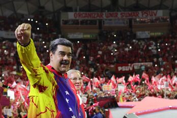 Imagen de Nicolás Maduro en un acto celebrado el 17 de noviembre en Caracas.