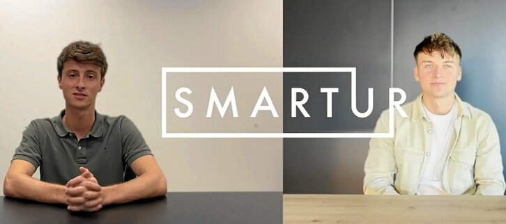 Jokin Zubiaurre y Artur Vozhdaienko son los responsables de la iniciativa Smartur Furniture, que quiere llevar la innovación al mobiliario.