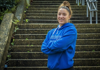 Giuliana Gavilán, jugadora del Bera Bera.