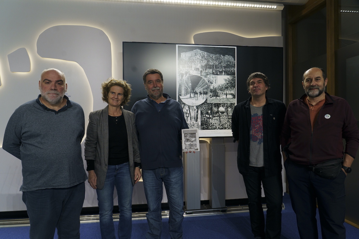 Gamazadaren 130. urteurrenaren harira Donostiako udalean egindako agerraldia. (Gorka Rubio/ FOKU)