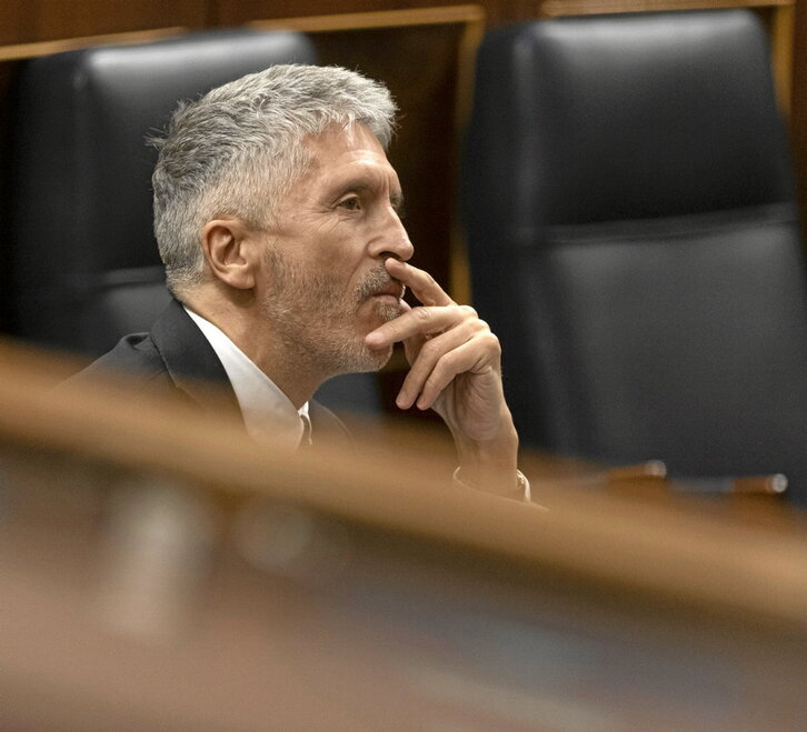 El ministro del Interior, ayer en el Congreso.